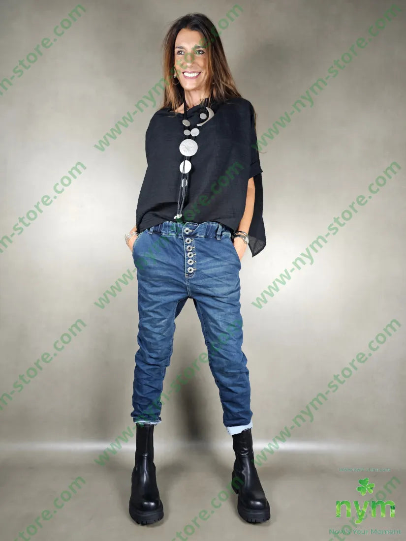 jeans felpa sei bottoni gioiello 62co33pl2ea PANTALONE