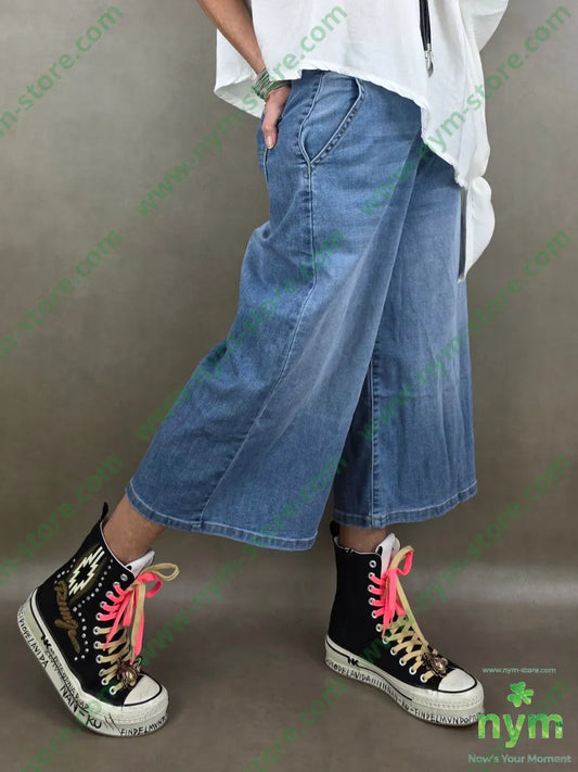 jeans gaucho 97co3ea S / DENIM / PE26 PANTALONE