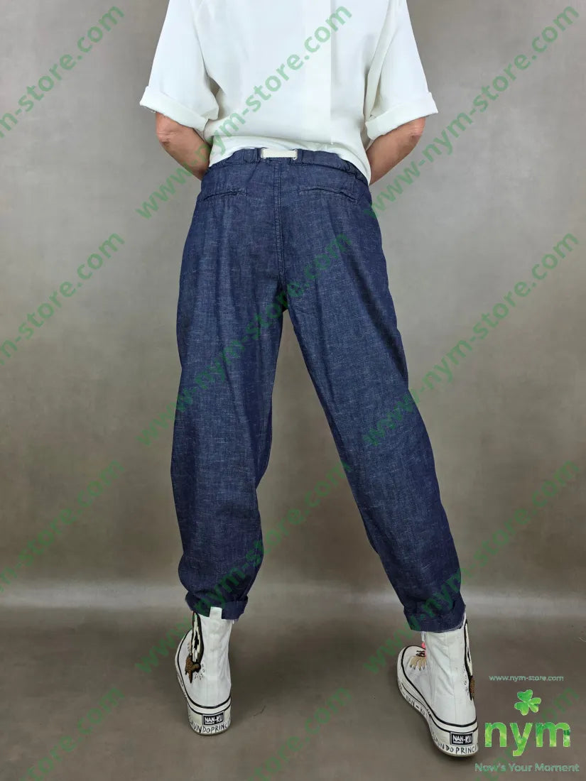 jeans inserto fettuccia 76co20pl4li - PANTALONE