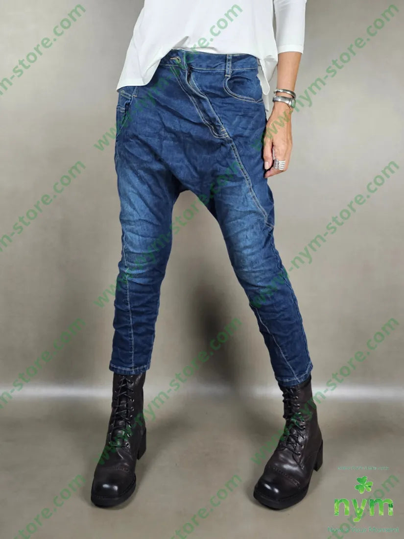 jeans low crotch zip 76co22pl2ea PANTALONE