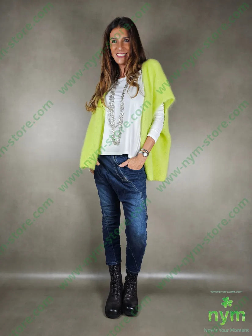 jeans low crotch zip 76co22pl2ea PANTALONE