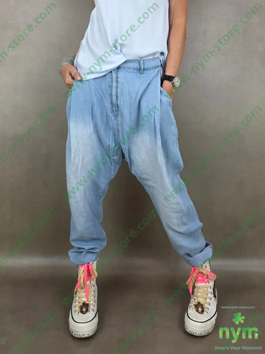 jeans lyocell due pinces 100ly - S / DENIM / PE26 - PANTALONE