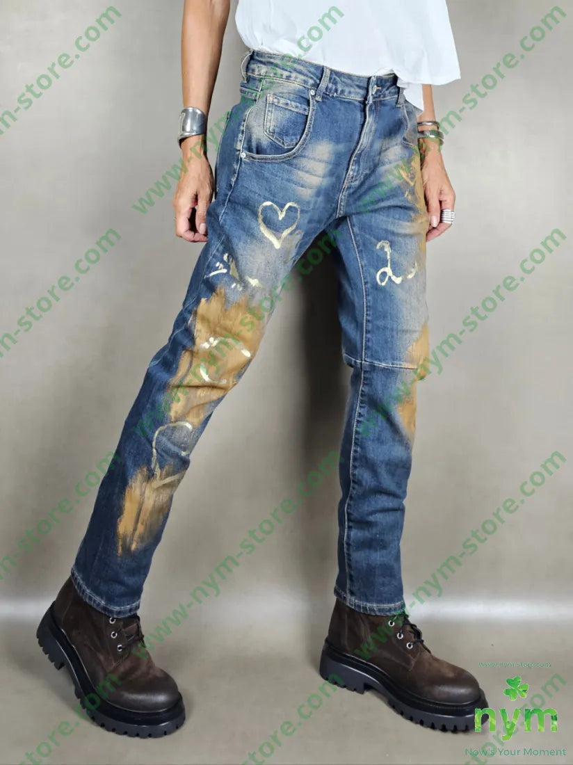 jeans macchiato oro 75co23pl2ea PANTALONE