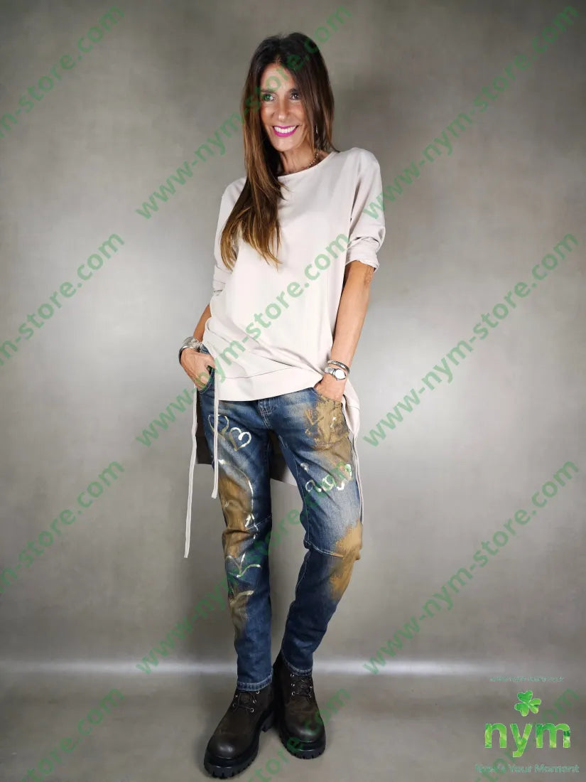 jeans macchiato oro 75co23pl2ea PANTALONE