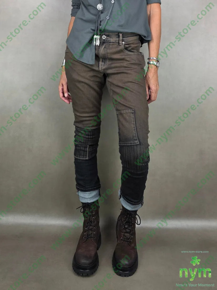 jeans marrone sfumato 75co24pl1ea PANTALONE