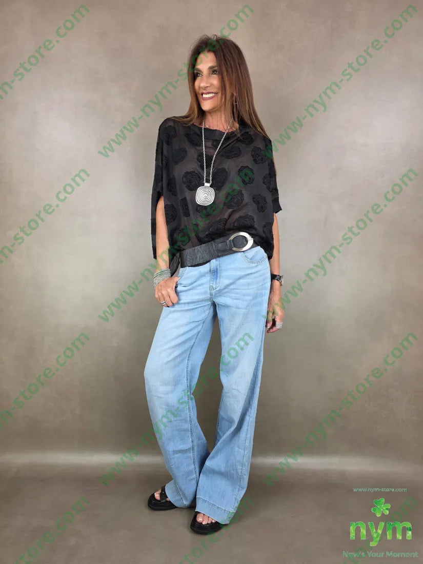 jeans misto viscosa 66co70pl3vi1ea - PANTALONE