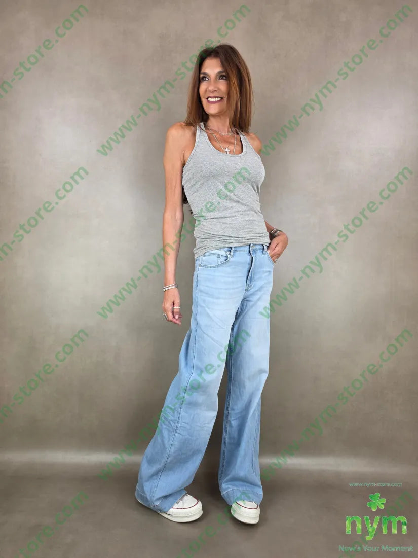 jeans misto viscosa 66co70pl3vi1ea - PANTALONE