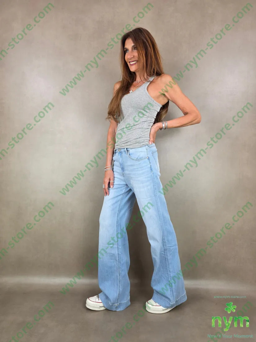 jeans misto viscosa 66co70pl3vi1ea - PANTALONE