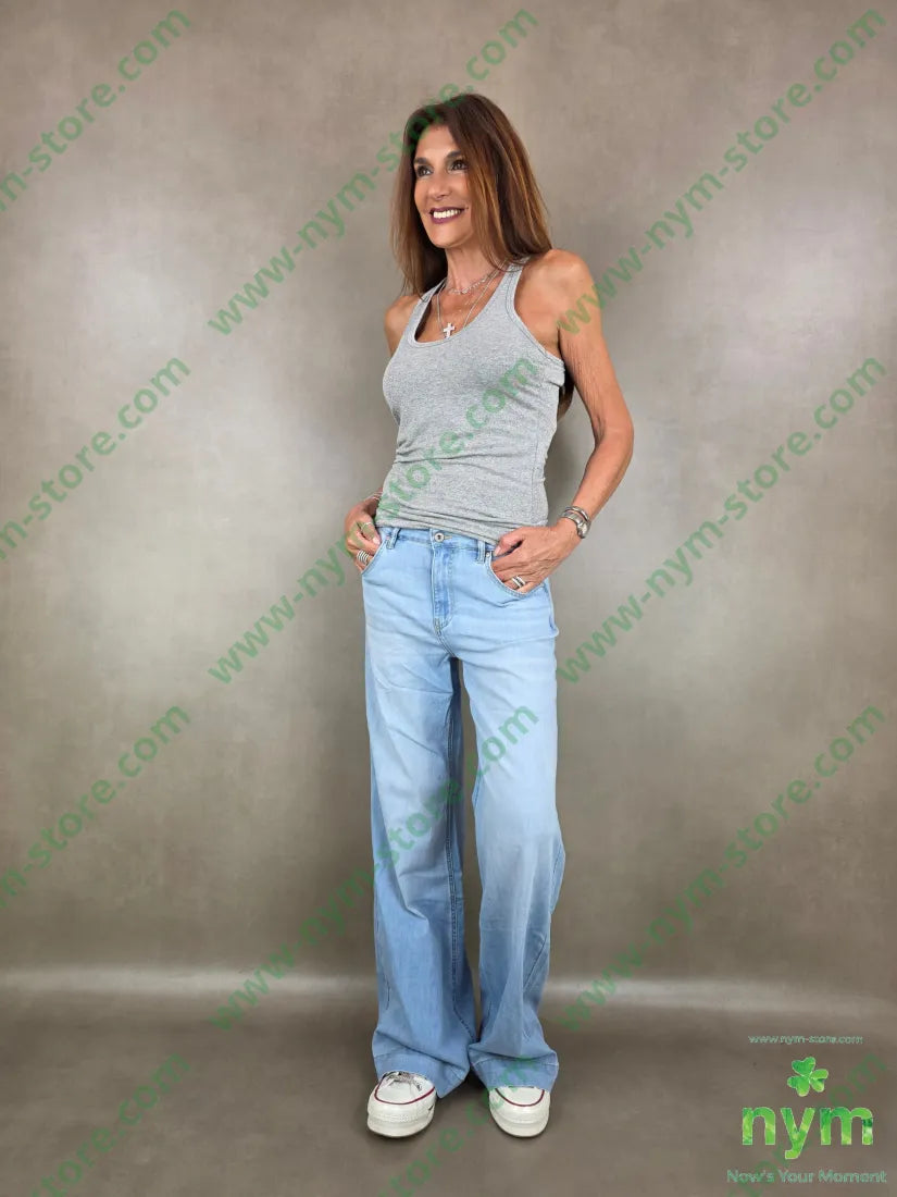 jeans misto viscosa 66co70pl3vi1ea - PANTALONE