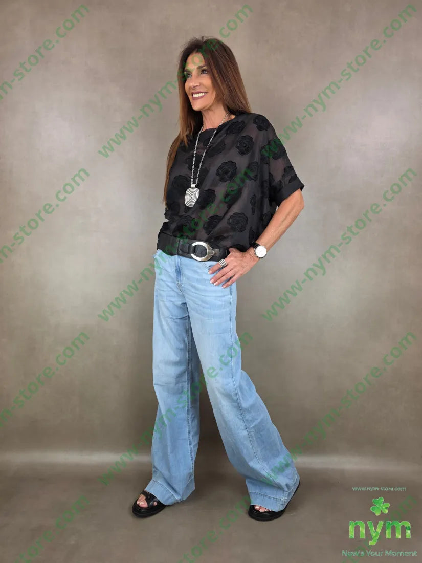 jeans misto viscosa 66co70pl3vi1ea - PANTALONE