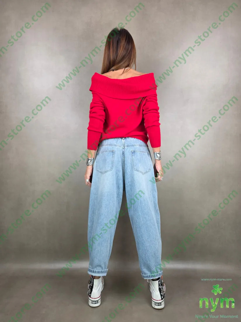 jeans ricami fiori 100co U / DENIM / PE26 PANTALONE