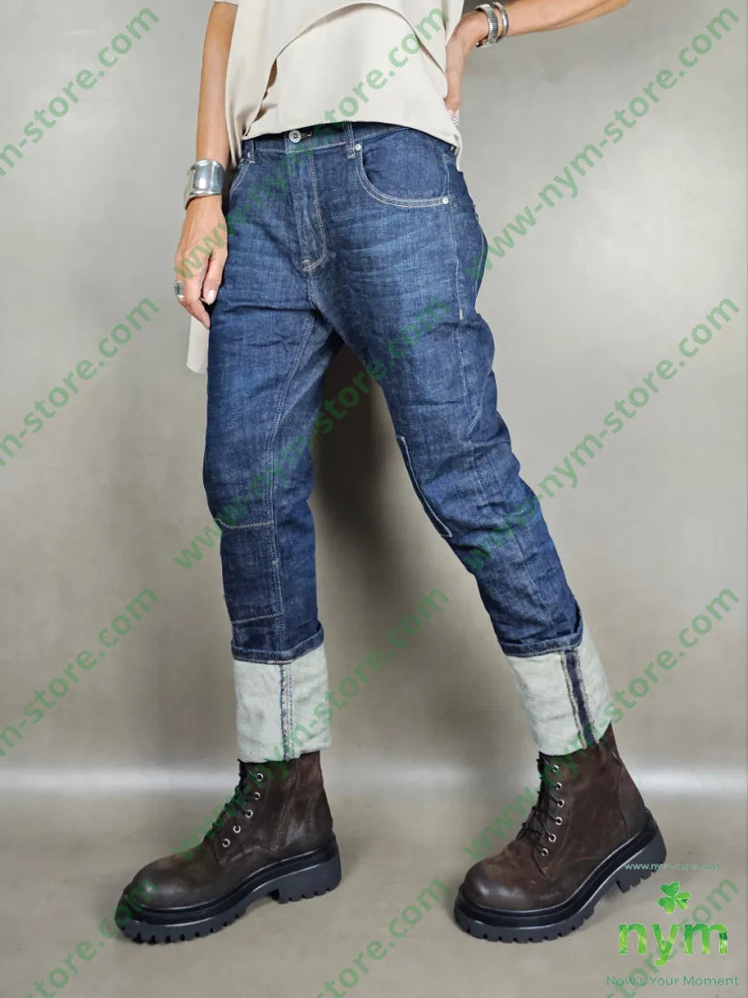 jeans stone washed 98co2ea PANTALONE