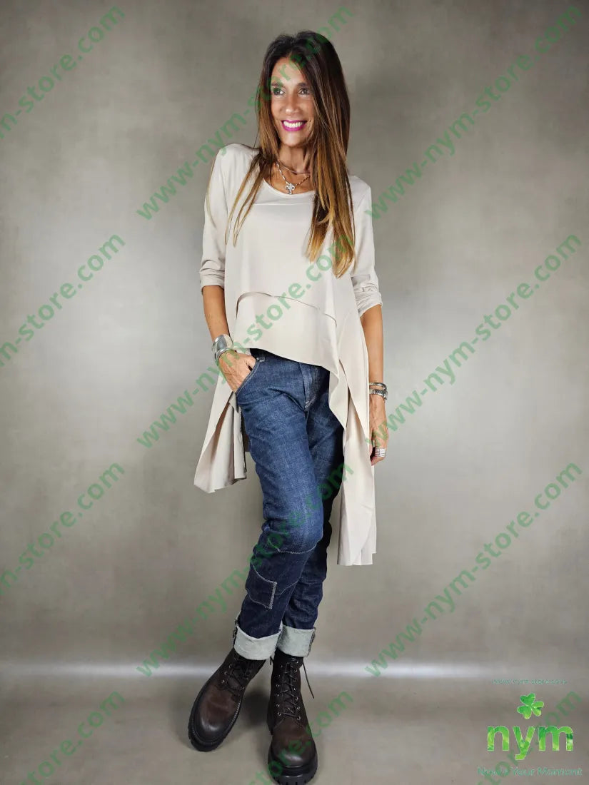 jeans stone washed 98co2ea PANTALONE