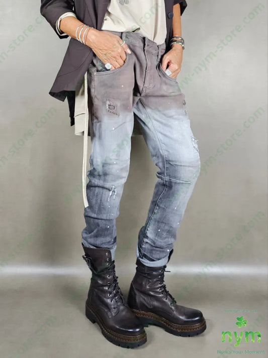 jeans tintura a spruzzo 93co5vi2ea PANTALONE