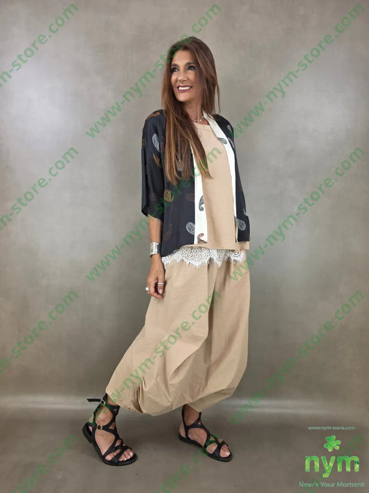 kimono corto fantasia 100vi - CARDIGAN