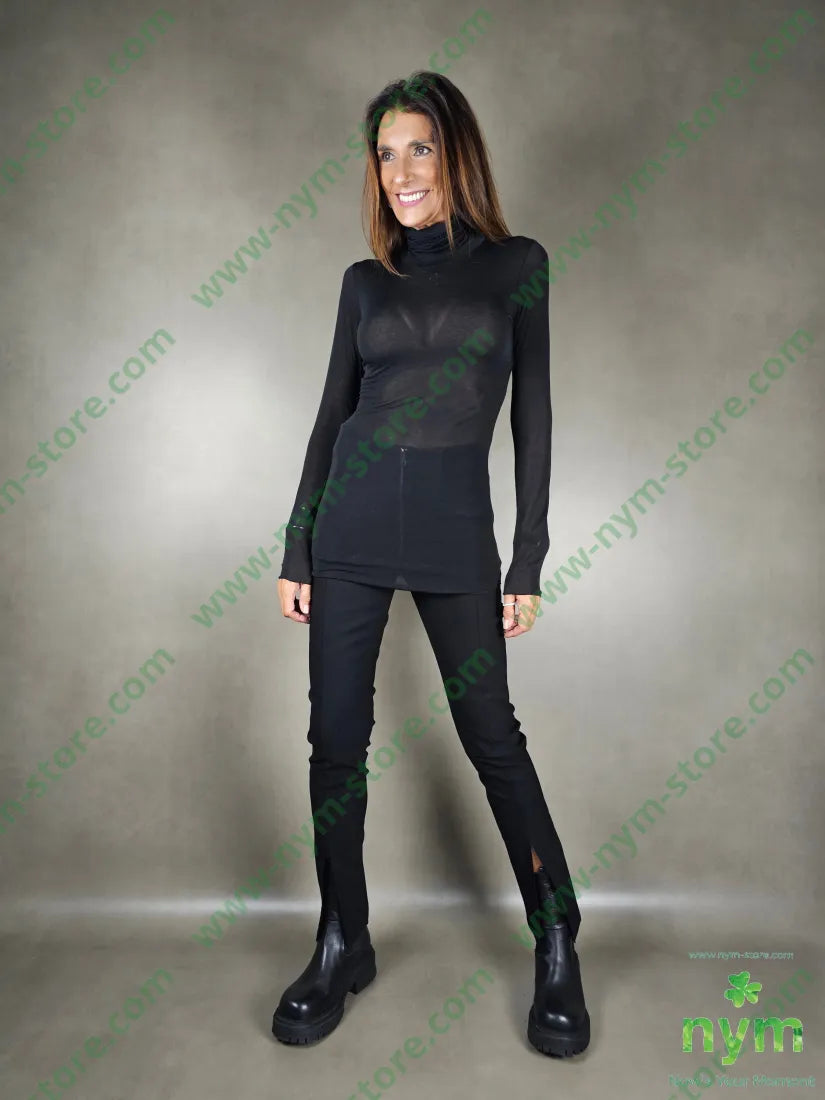 leggings zip e spacchi 78vi19pa3ea PANTALONE