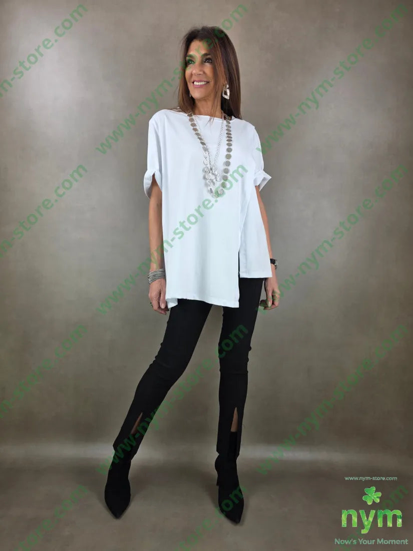 leggings zip e spacchi 78vi19pa3ea PANTALONE