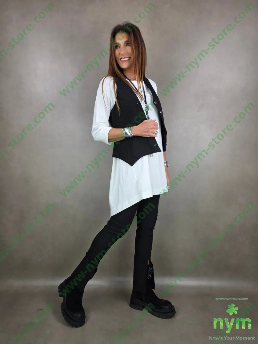 leggings zip e spacchi 78vi19pa3ea PANTALONE