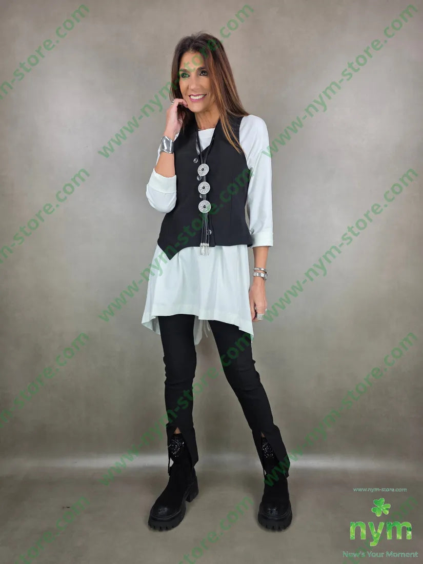 leggings zip e spacchi 78vi19pa3ea PANTALONE