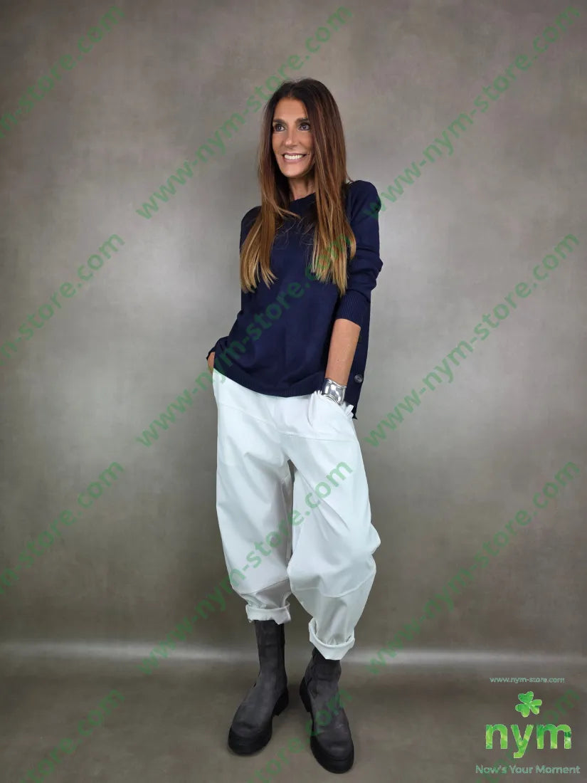 maglia abbottonata lateralmente 50vi30pa20pl MAGLIA