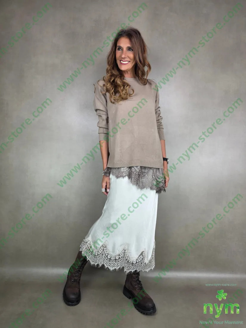 maglia abbottonata lateralmente 50vi30pa20pl MAGLIA