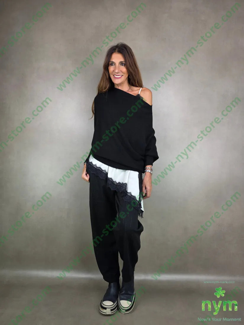 maglia asimmetrica a barca MAGLIA