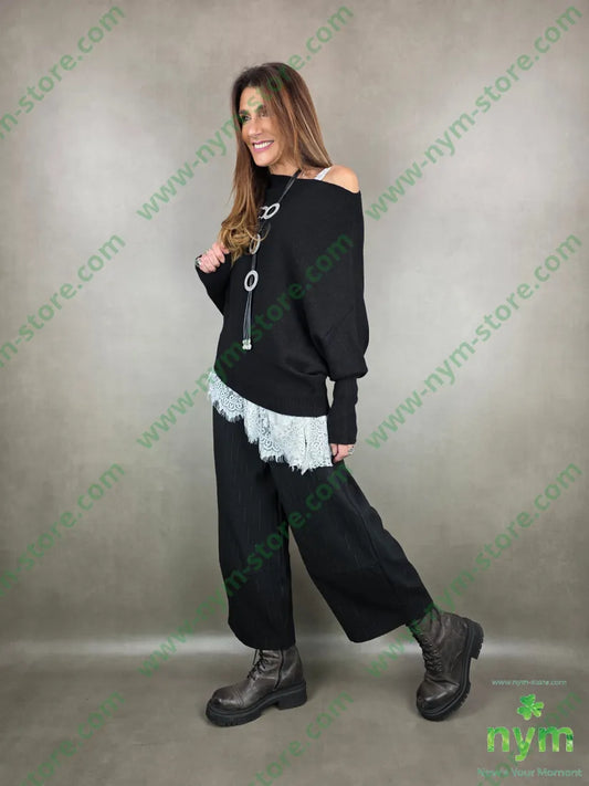 maglia asimmetrica a barca MAGLIA