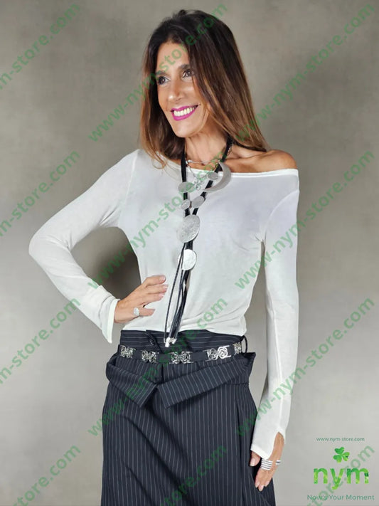 maglia barca misto cachemire 80vi9p6ea5ws U / PANNA / AI25 MAGLIA