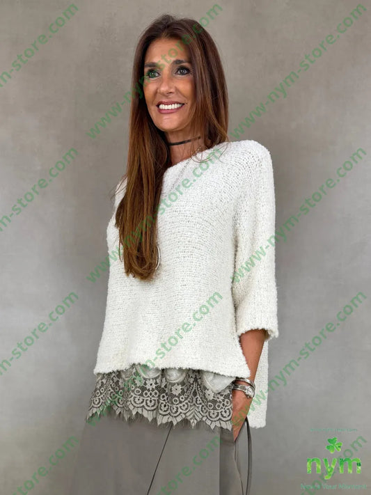 maglia boucle due spacchi 65ac17pa9vi7wo - MAGLIA