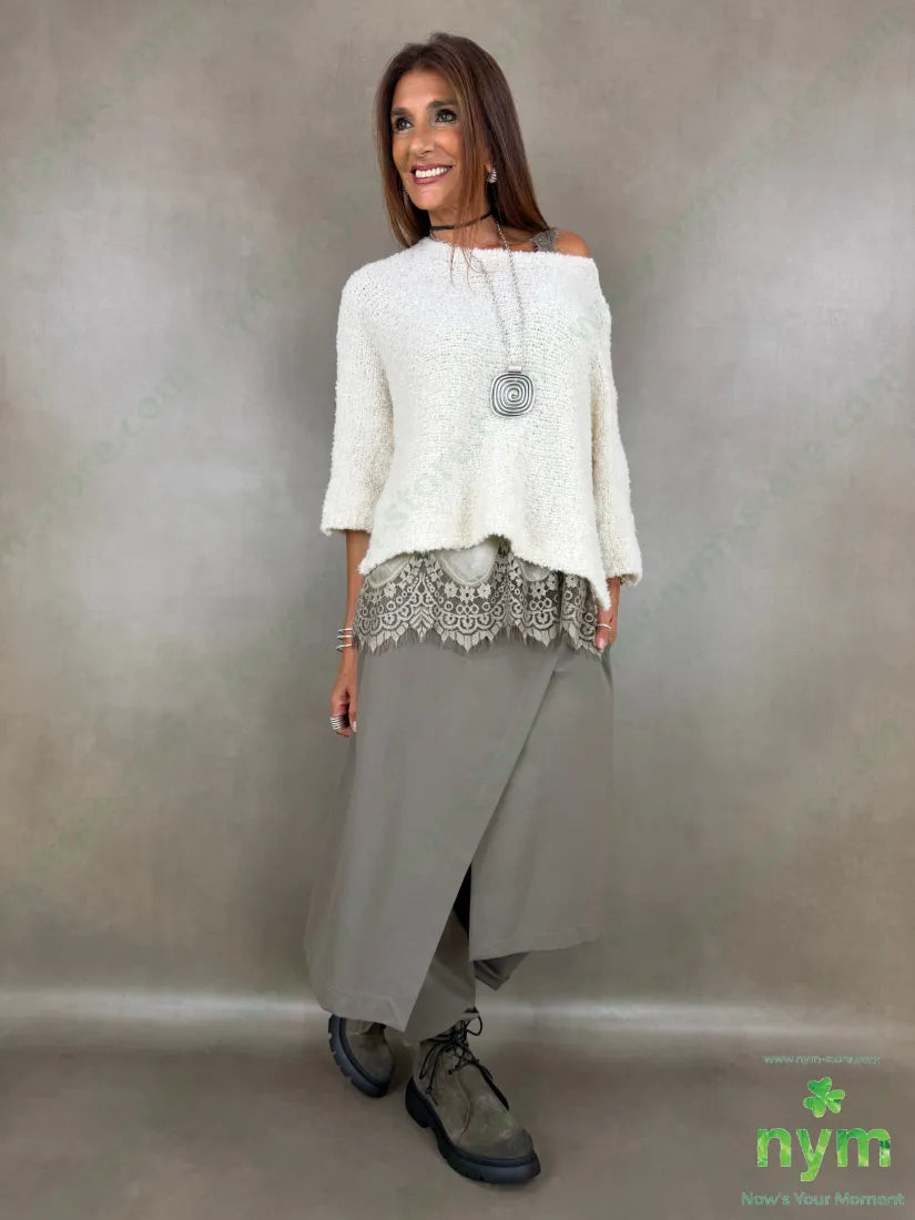 maglia boucle due spacchi 65ac17pa9vi7wo - MAGLIA
