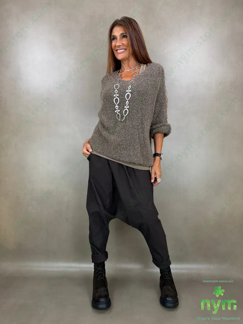 maglia boucle due spacchi 65ac17pa9vi7wo - MAGLIA