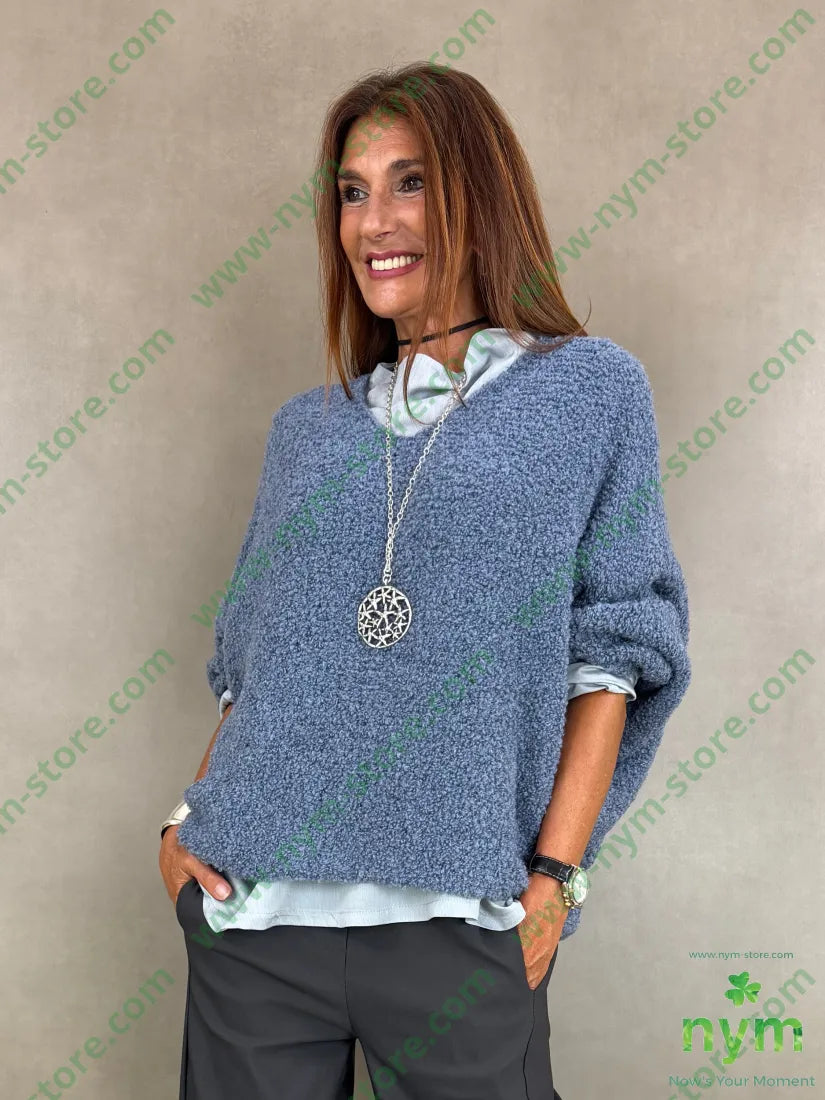 maglia boucle sv m34 65ac17pl9vi9wo - U / JEANS / AI26 - MAGLIA