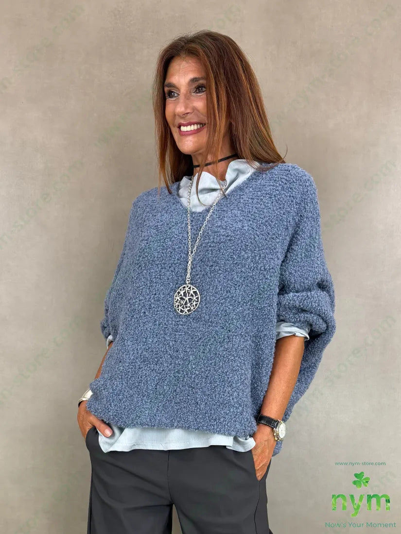 maglia boucle sv m34 65ac17pl9vi9wo - U / JEANS / AI26 - MAGLIA