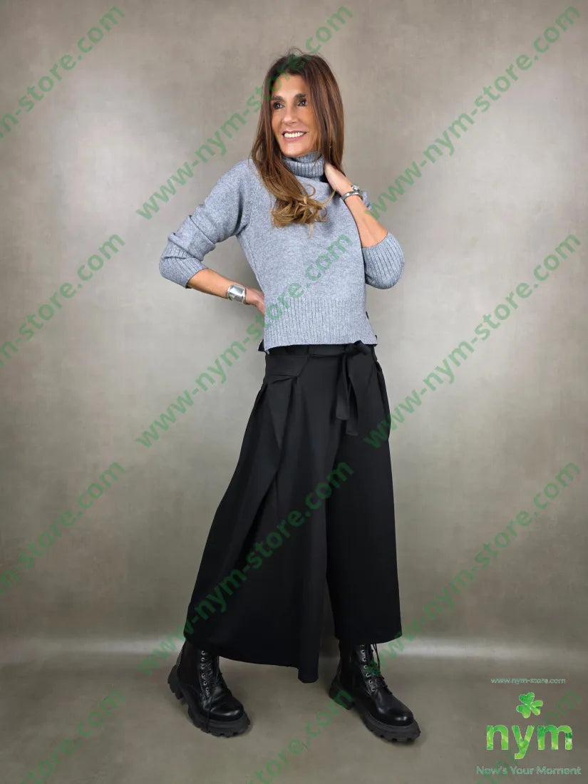 maglia collo alto corta 50vi30pa20pl MAGLIA