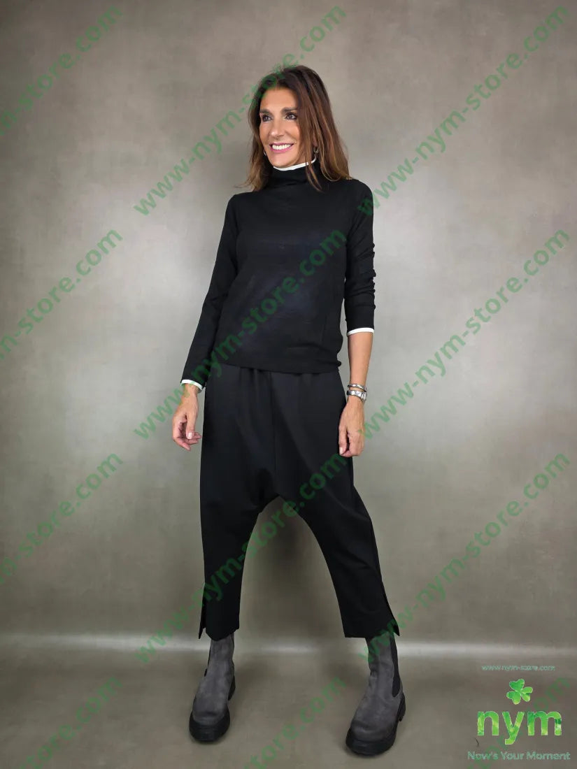 maglia collo contrasto MAGLIA