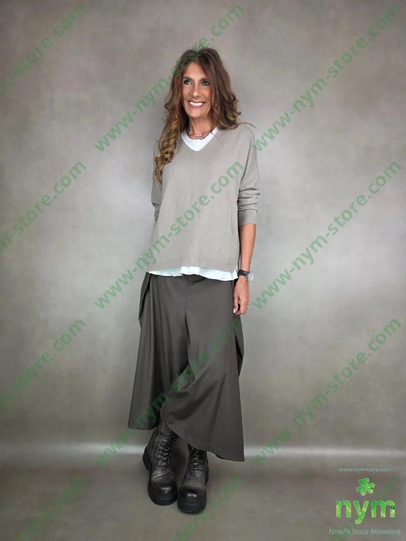 maglia con lo scollo a v 50vi27pl23pa MAGLIA