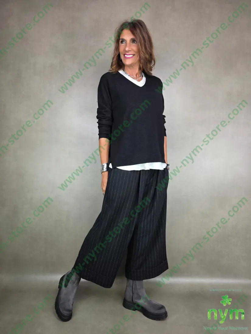 maglia con lo scollo a v 50vi27pl23pa MAGLIA