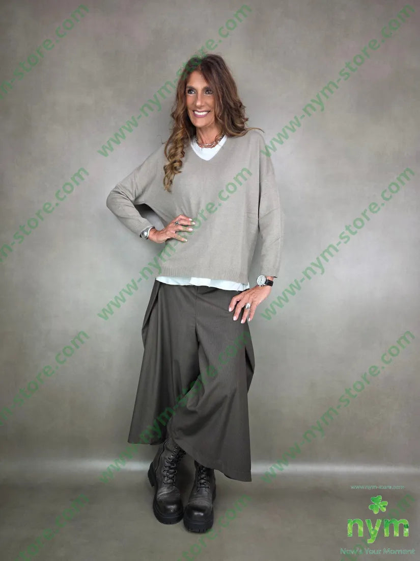 maglia con lo scollo a v 50vi27pl23pa MAGLIA