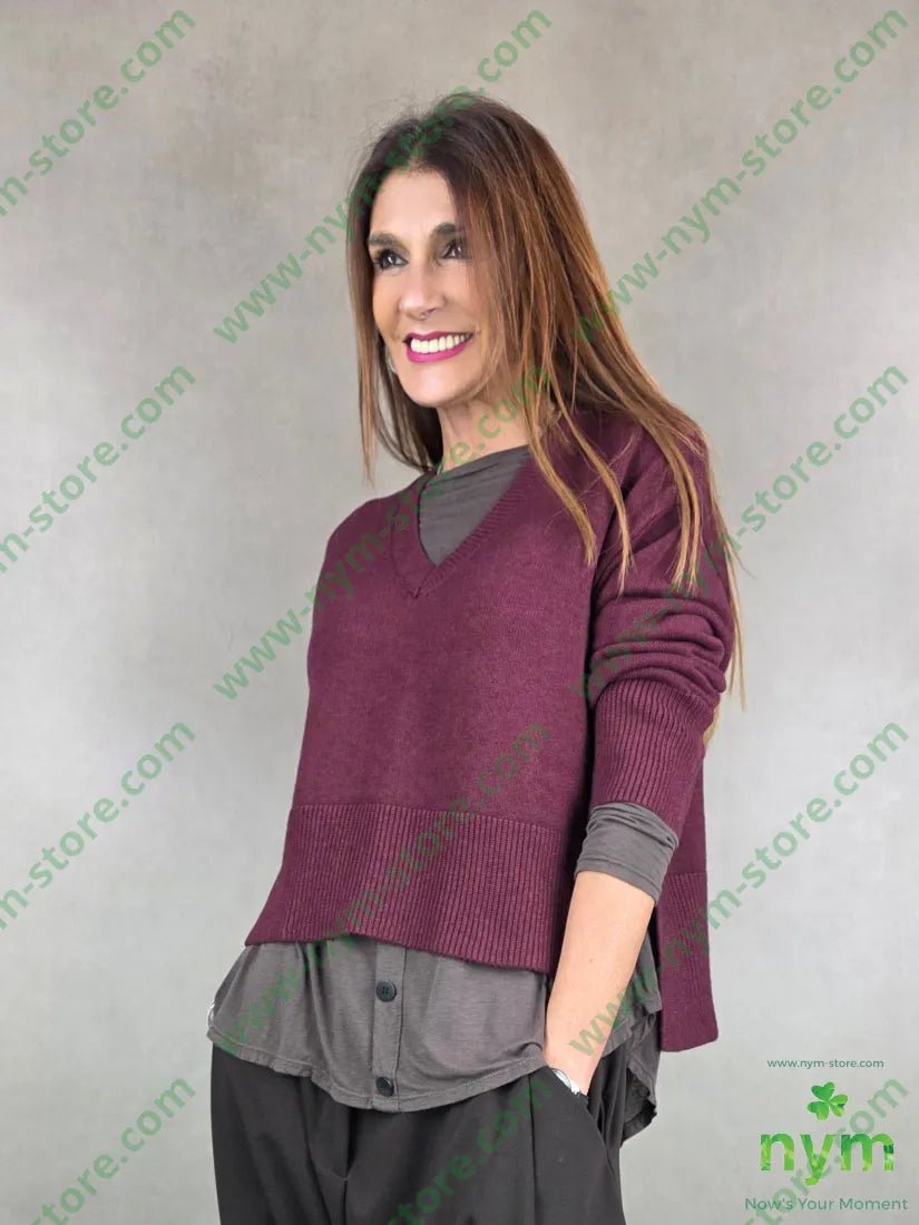 maglia corta bordi costina 50vi30pa20pl U / BORDO / AI25 MAGLIA