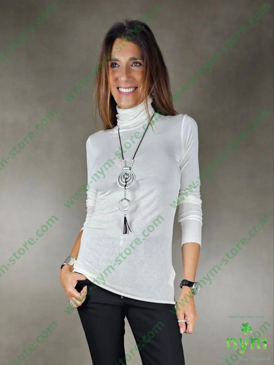 maglia dolcevita misto cachemire 80vi9pa6ea5ws U / PANNA / AI25 MAGLIA