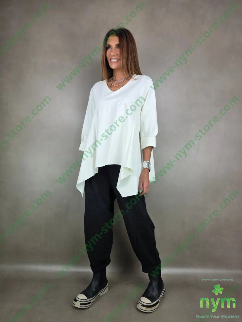 maglia in punto mi scollo a v MAGLIA