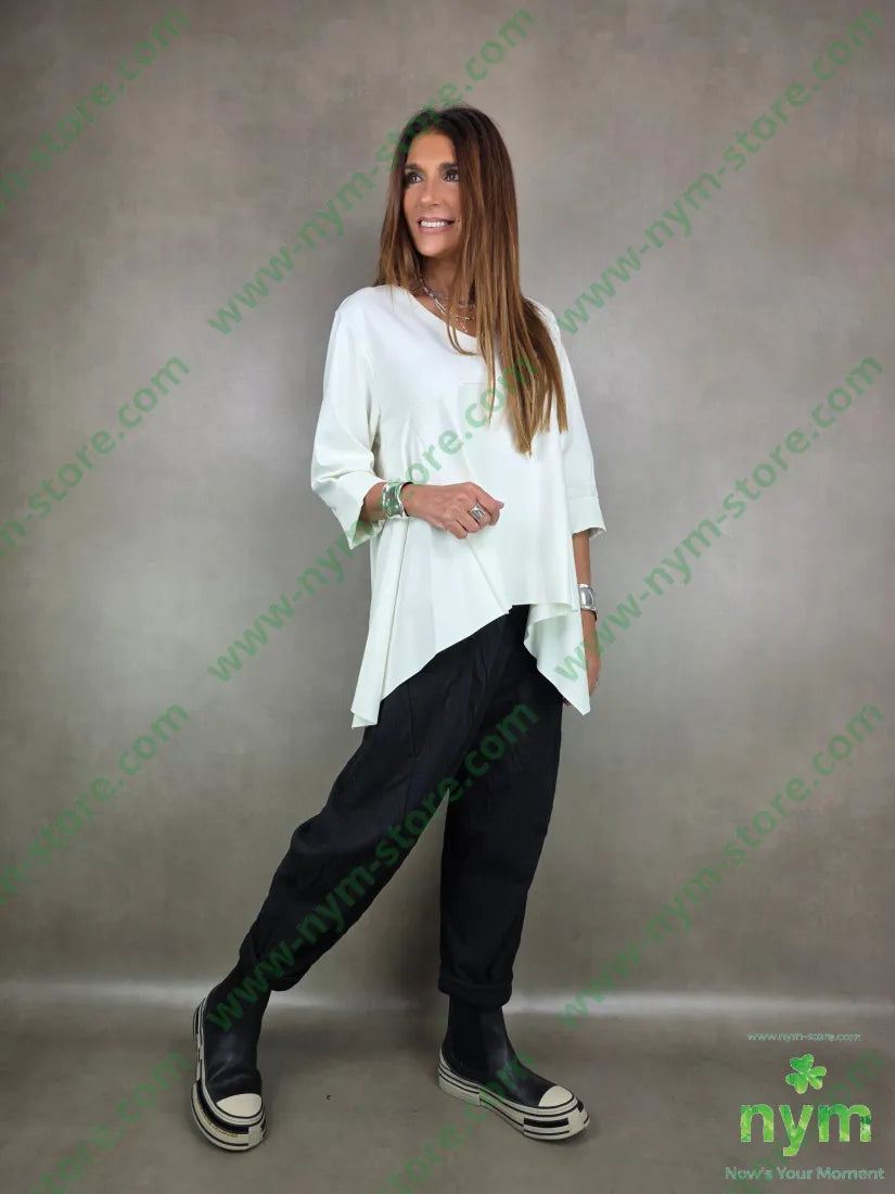 maglia in punto mi scollo a v MAGLIA