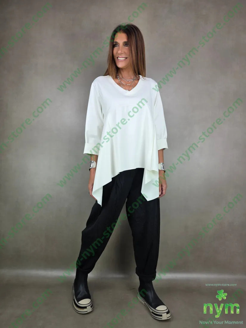 maglia in punto mi scollo a v MAGLIA