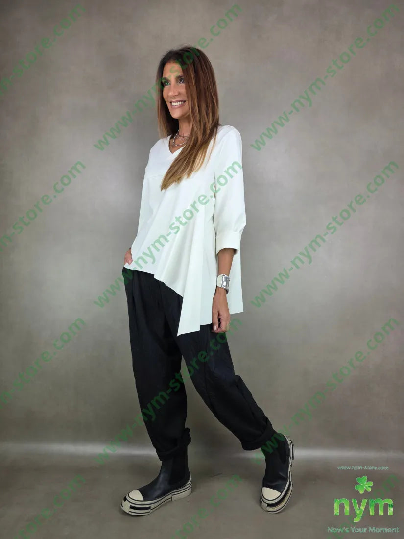 maglia in punto mi scollo a v MAGLIA