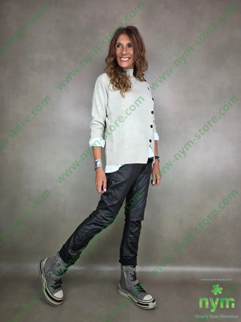 maglia lupetto bottoni trasversali 50vi30pa20pl MAGLIA