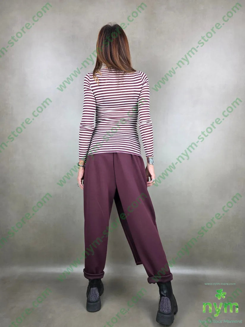 maglia misto cachemire con la riga 80vi9pa5ws6ea MAGLIA