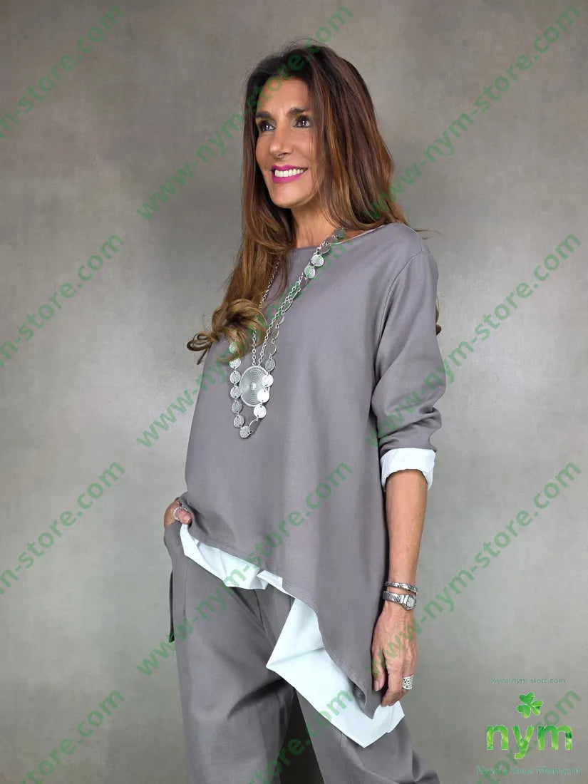 maglia pm lunga nei lati 68vi30ny5ea MAGLIA