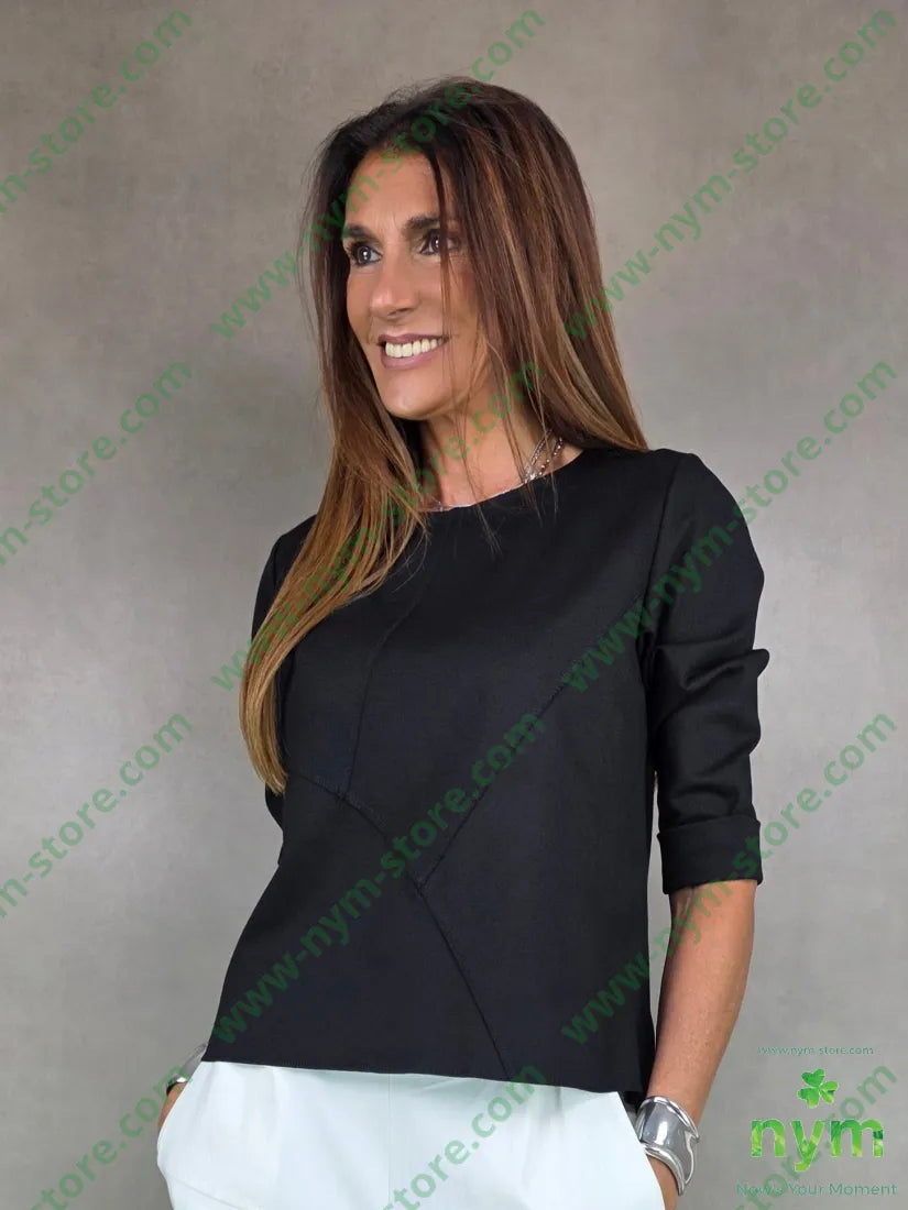 maglia puntomi taglia e cuci 65vi30pa5ea U / NERO / AI25 MAGLIA