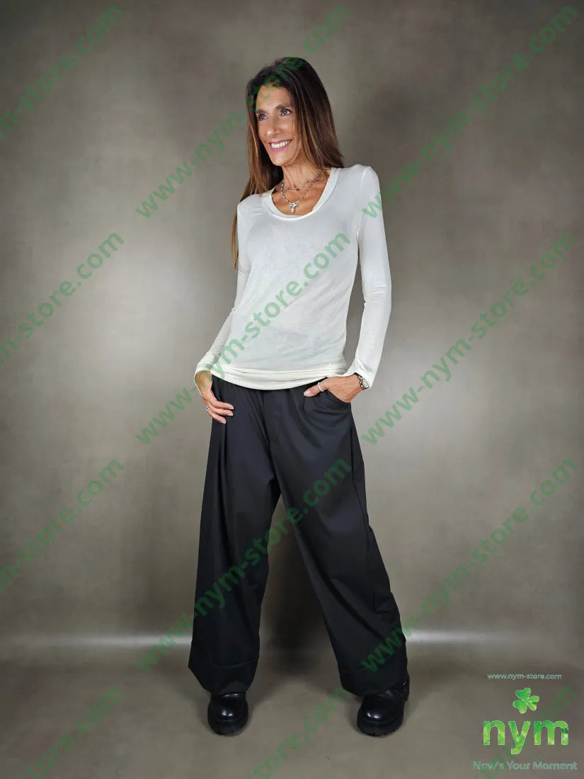 maglia scollo a v misto cachemire 80vi2pa6ea5ws MAGLIA