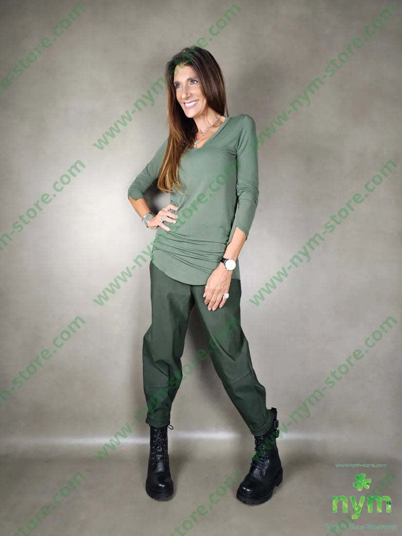 maglia scollo a v misto cachemire 80vi2pa6ea5ws MAGLIA